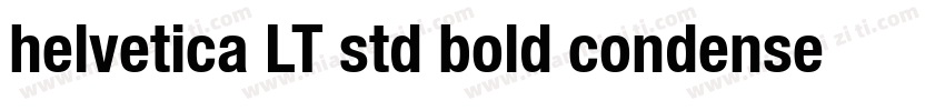 helvetica LT std bold condensed字体转换